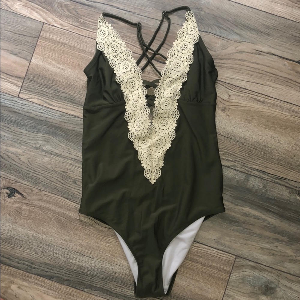 Boho one piece bikini